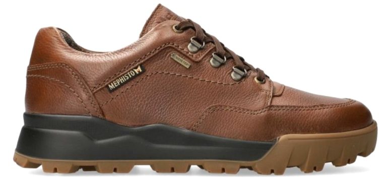 Mephisto WESLEY GT (GORE-TEX) heren veterschoen - kastanje bruin - leer